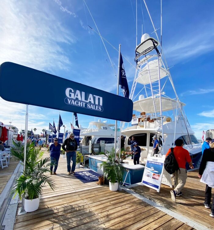 Galati Yachts Sales at Boat Show Event 