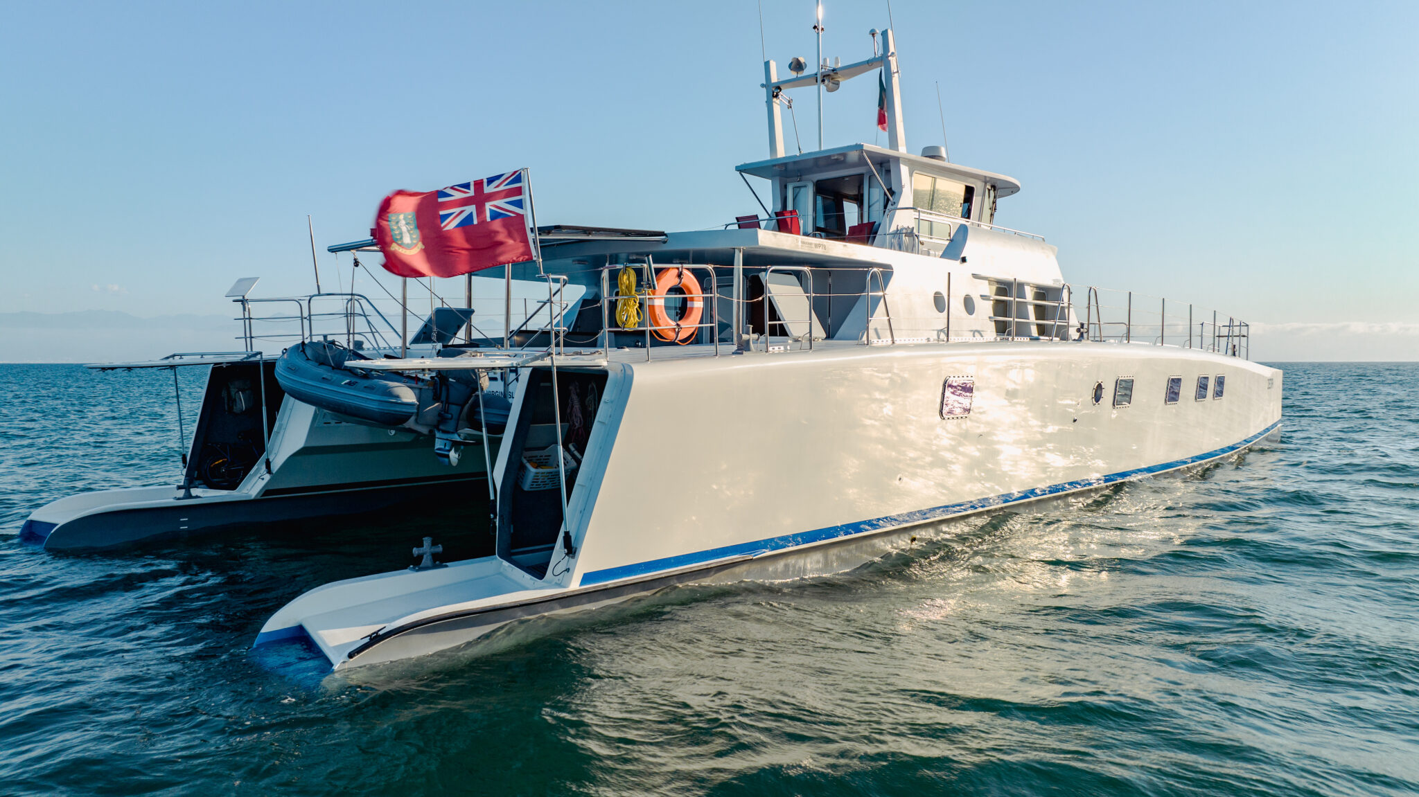 transatlantic power catamaran