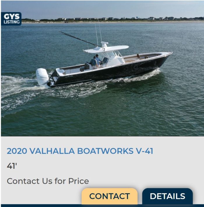 Valhalla Boatworks V41 Listing