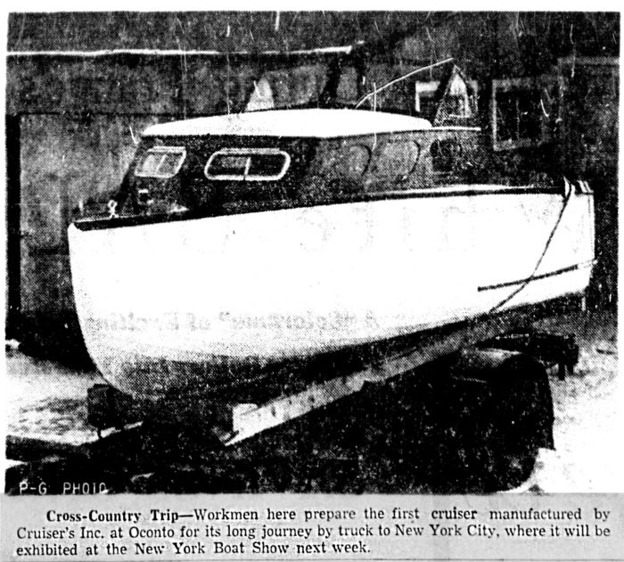 Cruisers Inc. Cabin Cruiser 1954