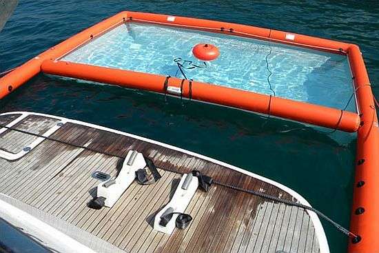 inflatable yacht pool
